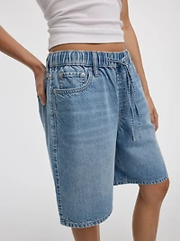 Bermuda décontracté en denim