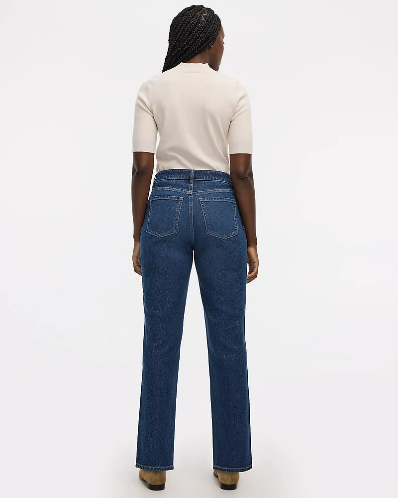 Straight-Leg Mid-Rise Jean
