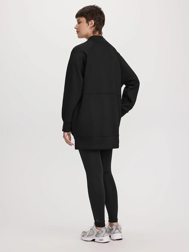 Long-Sleeve Open Cardigan with Pockets - HYLUX Hyba