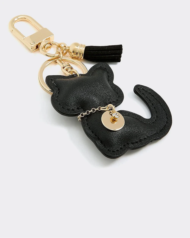 Black Cat Bag Charm