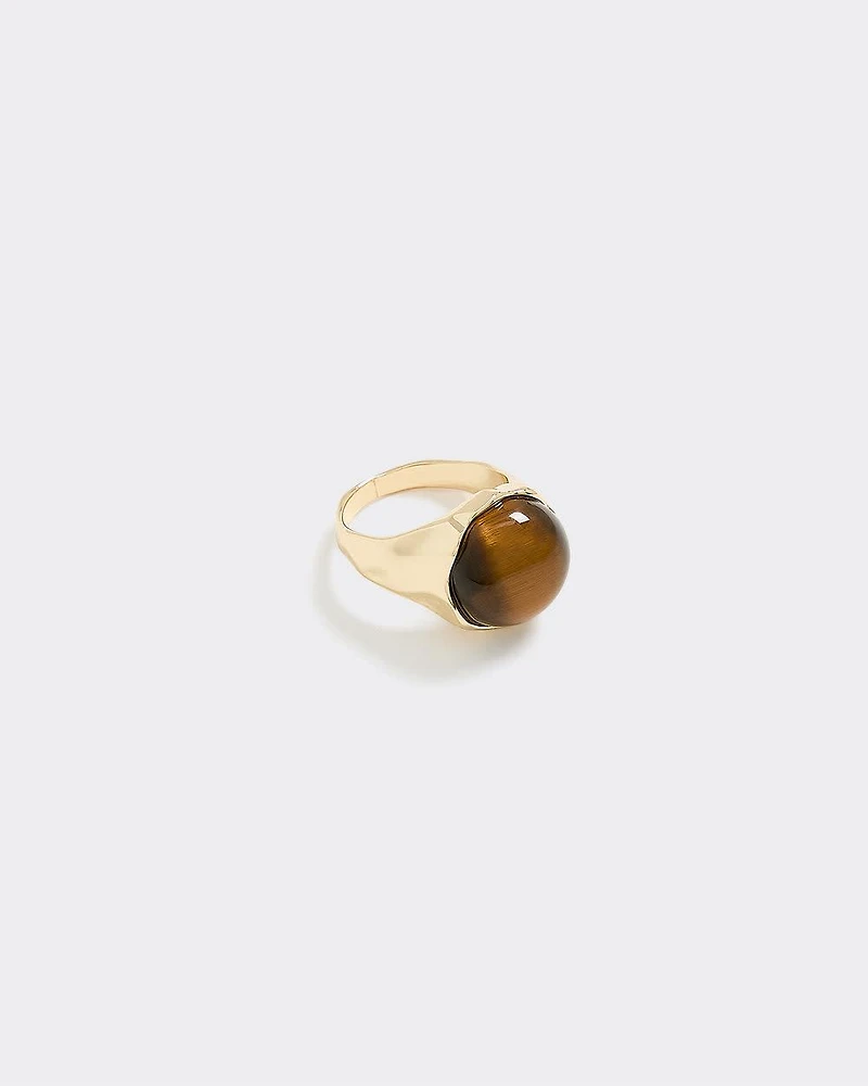 Ring with Tiger Eye