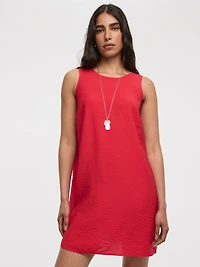 Robe courte évasée sans manches