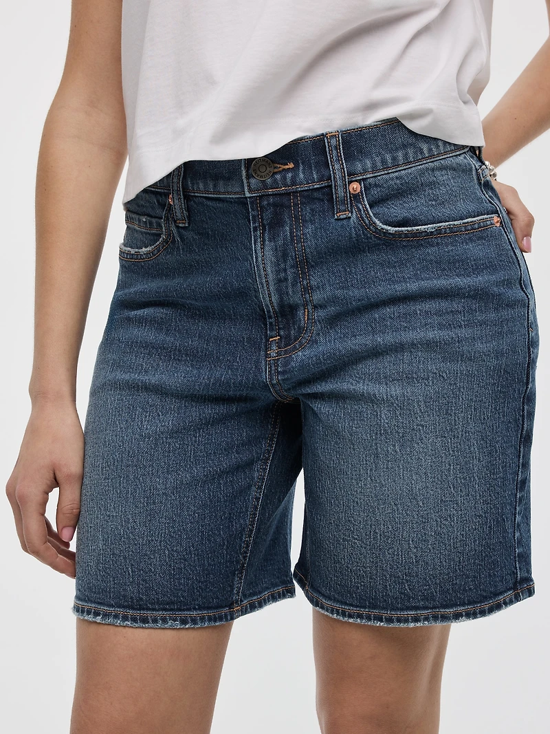 Short ample à taille mi-haute