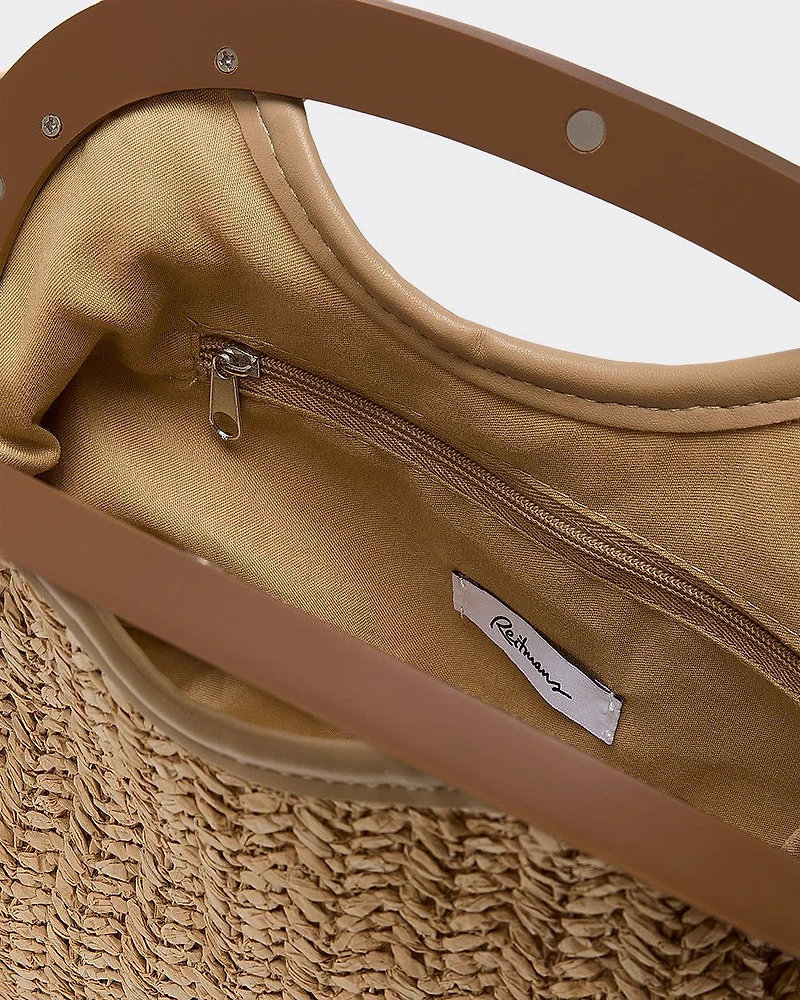 Sac à main en paille