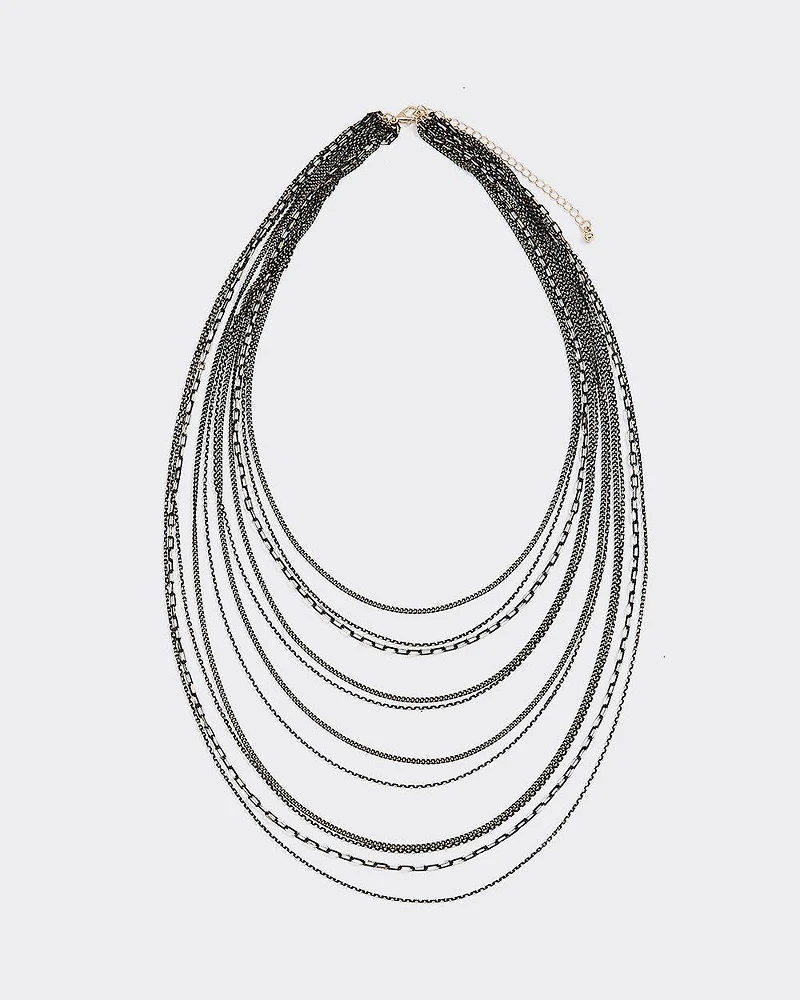 Collier à chaînes multiples