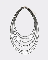 Collier à chaînes multiples
