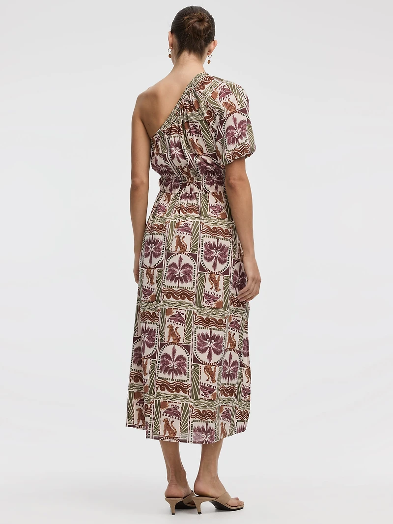 Robe maxi à épaule dénudée