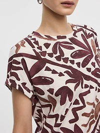 T-shirt à manches courtes et col rond