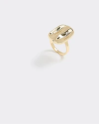 Rectangle-Top Signet Ring