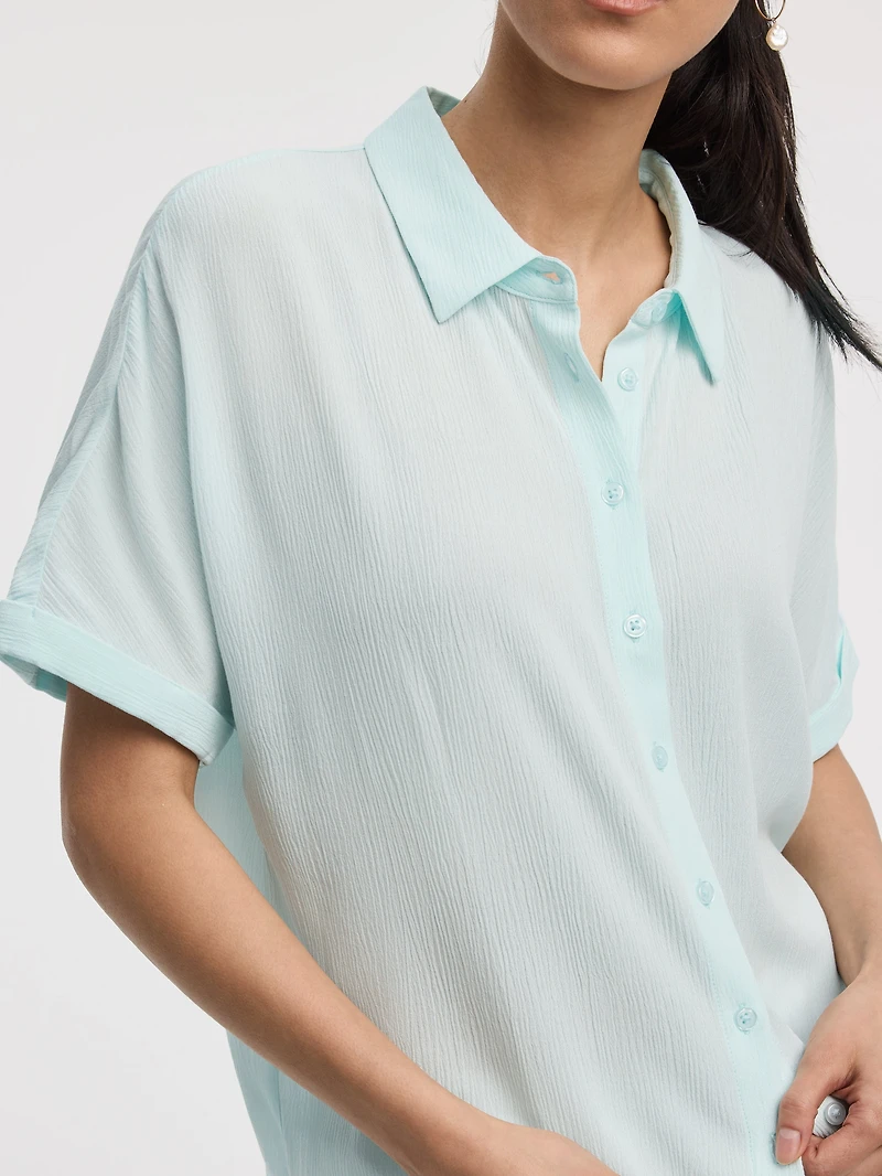 Chemise en gaze à boutonner