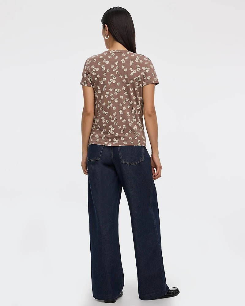 T-shirt à col rond - R Essentiels