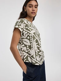 T-shirt à manches courtes et col rond