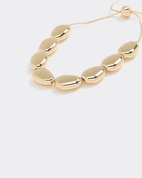 Delicate Chain Bracelet with Pebbled Beads