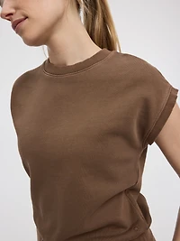 T-shirt à manches très courtes et col rond - Hyba