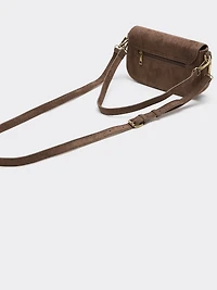 Sac à main à bandoulière en faux suède