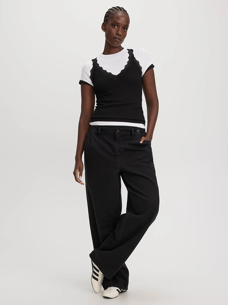 Mid-Rise Baggy Jean - Curvy Fit