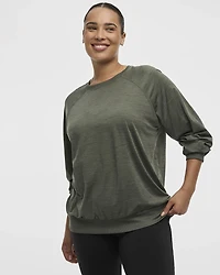 Long-Sleeve Crew-Neck Pullover - Dry-Lux (R) Hyba Essentials