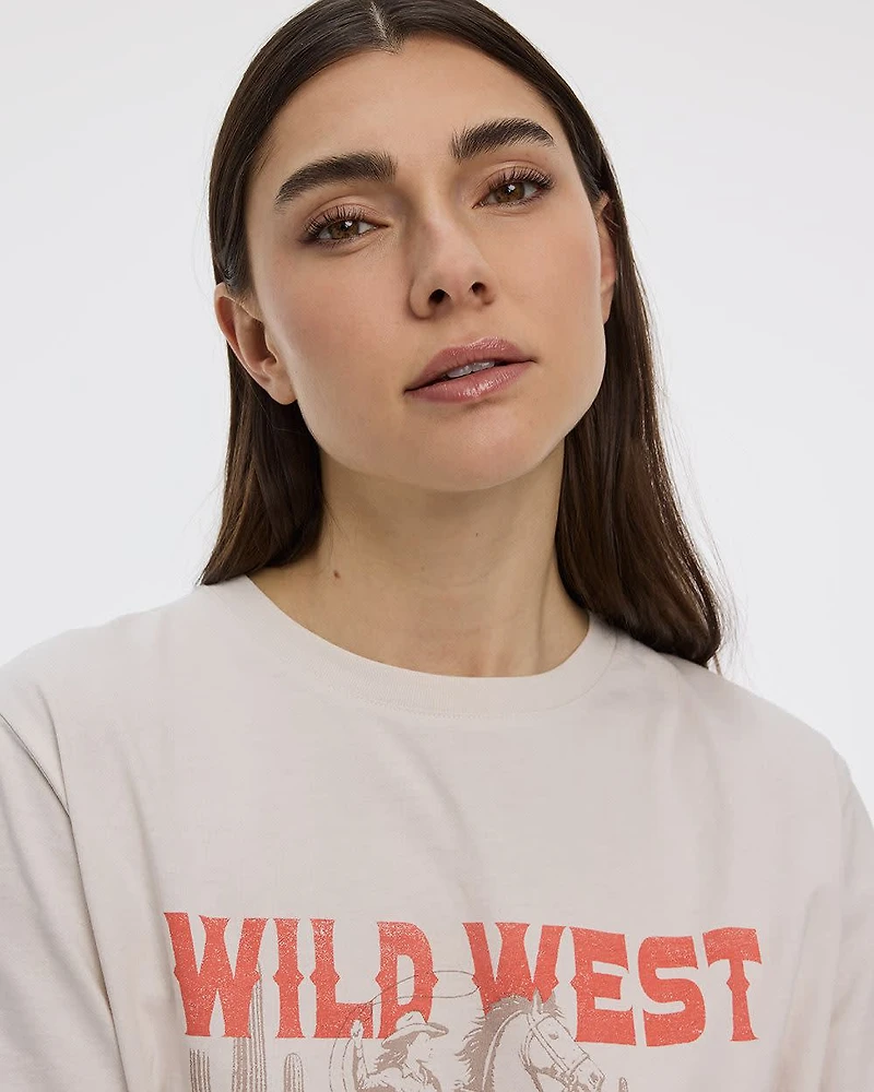 Crew-Neck Graphic T-Shirt