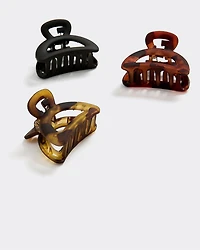 Small Hair Clips - Set of 3