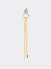 Cord Bag Charm with Heart