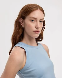 Ribbed Crew-Neck Tank - R Essentials