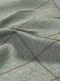 Foulard carré en satin à motif à chevrons
