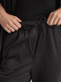 Barrel-Leg High-Rise Pinstripe Pants - The Modern Stretch (R)