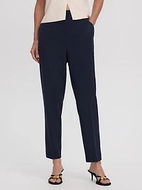 Pantalon longueur cheville à taille haute et jambe étroite