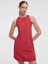 Sleeveless Crew-Neck Dress - Hyba