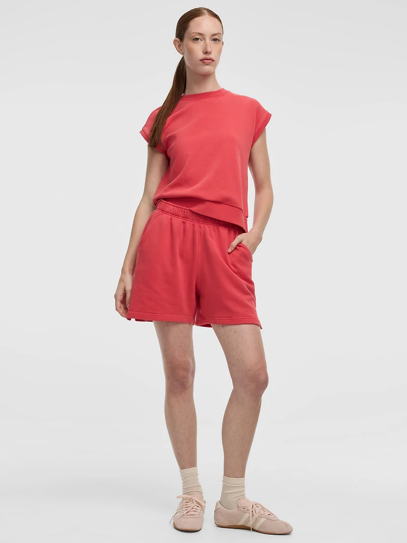 Extended-Sleeve Crew-Neck T-Shirt- Hyba