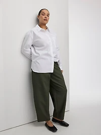 Mid-Rise Barrel Pants - Curvy Fit