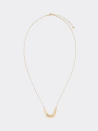 Collier long avec pendentif en U