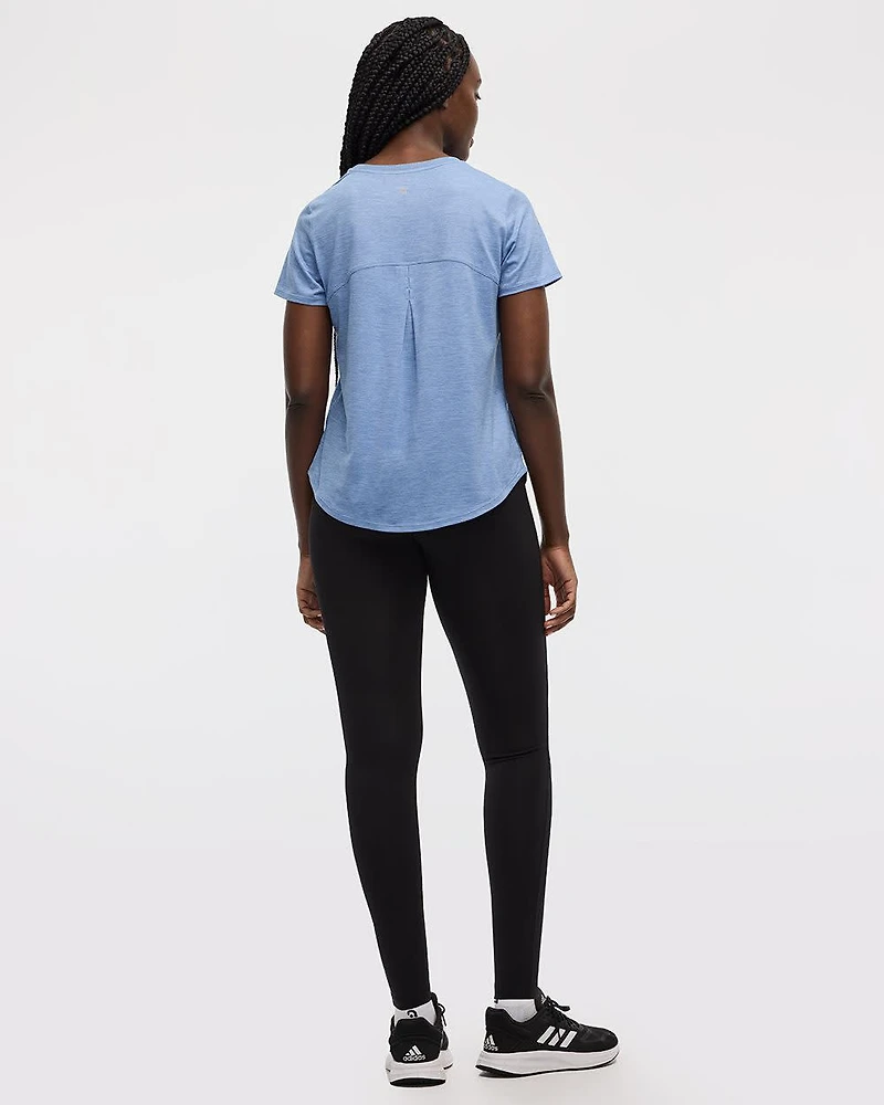 T-shirt à col rond et manches courtes