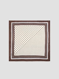 Square Scarf with Dots