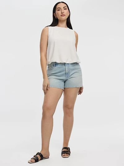 Short Mom en denim