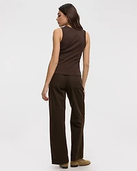 Ribbed Crew-Neck Tank - R Essentials