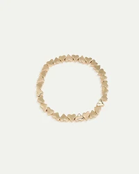 Heart-Beaded Bracelet