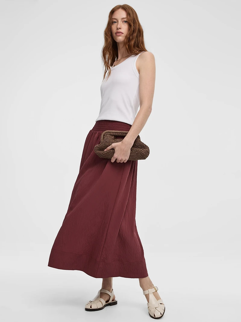 Jupe maxi en silhouette A