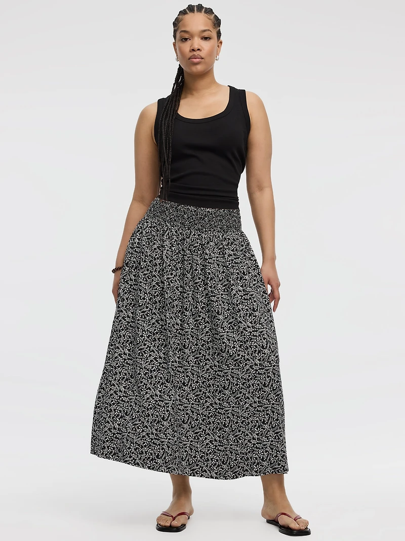 A-Line Maxi Skirt