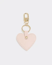 Faux Leather Heart Bag Charm