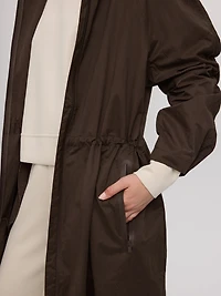 Long Hooded Rain Jacket - Hyba