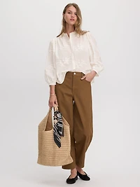 High-Rise Barrel Pant
