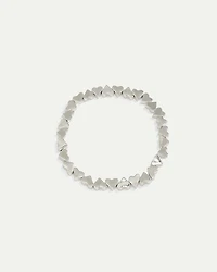 Heart-Beaded Bracelet