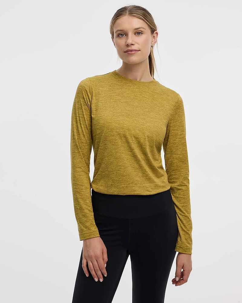 Long-Sleeve Crew-Neck T-Shirt - DRY-LUX (R) Hyba Essentials
