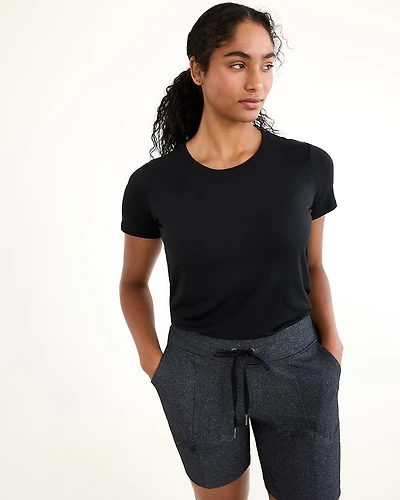 T-shirt à col rond et manches courtes