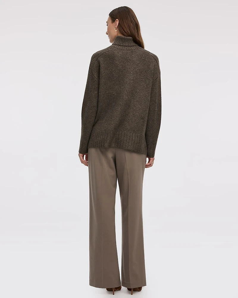 Long-Sleeve Turtleneck Pullover