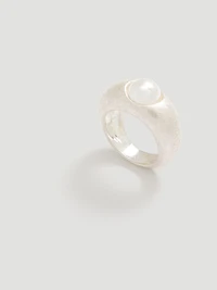 Bague avec perle