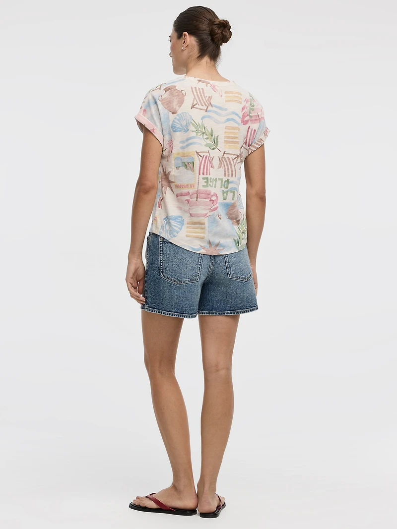 Short-Sleeve Crew-Neck T-Shirt