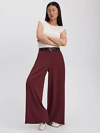Wide-Leg High-Rise Pant