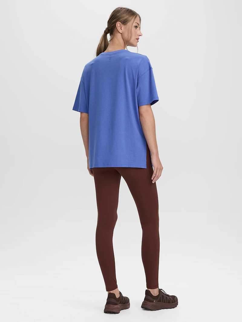 T-shirt Boyfriend à col rond - Hyba